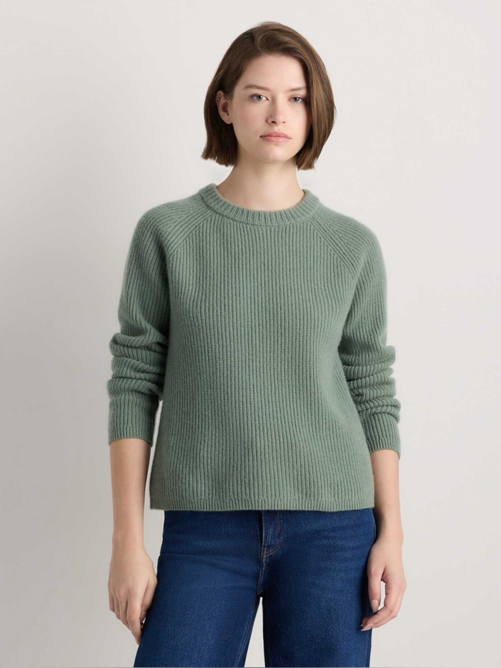 Quince size L Mongolian Cashmere Fisherman Crewneck